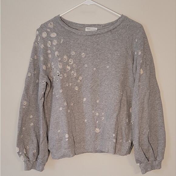 David Lerner Tops - David Lerner Studio Collection Distressed Deconstructed Sweatshirt Medium